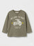 Zara Baby Boy's Khaki Green Printed Blouse | Zara In Lebanon