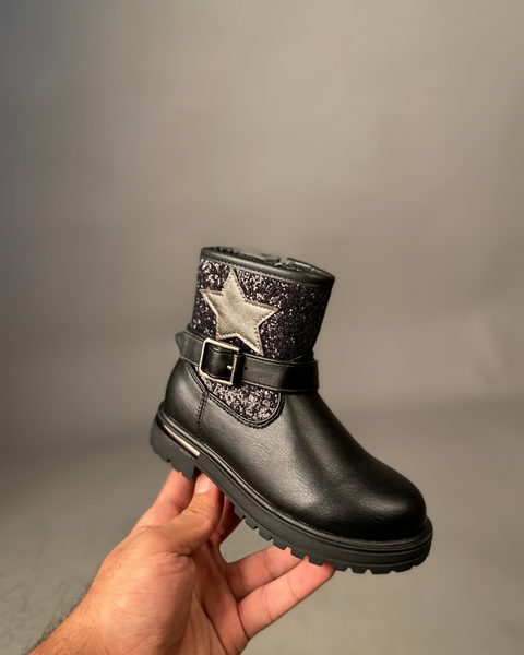 Aliee Girl's Black Boot's SI39 (shoes 2/b2)