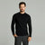 Sinsay Men's Black Basic Ribbed Cuffs & Hem Blouse