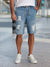 Sinsay Men's Blue Jogger cut Denim Shorts | Sinsay in Lebanon
