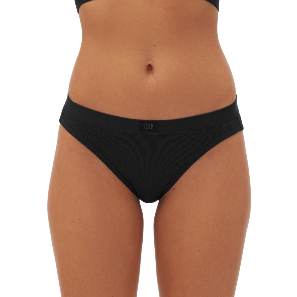 GapBody Women's Black Logo Comfort Briefs