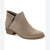 Sun + Stone Women's Griege Adelineef Mshroom Mc Double Zip Ankle Boots