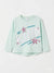 Zara Girl's Light Aqua Printed Blouse | Zara In Lebanon