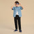 Sinsay Boy's Black Relaxed-Fit Cargo Pants
