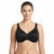 Bali Women's Black Underwire Floral Print Bra