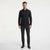 Calvin Klein Men's Black Regular Fit Button-Down Long-Sleeve Shirt