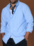 Sinsay Men's Blue/White Striped Slim Fit Shirt | Sinsay In Lebanon