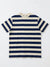 Zara Boy's White & Navy Classic Striped Crew Neck T-Shirts | Zara In Lebanon