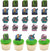 DecoPac Minecraft Lush Finds Rings Cupcake Decorations Featuring Creeper|DecoPac In Lebanon