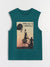 Sinsay Men's Dark Green Basketball-Themed Tank Top | Sinsay In Lebanon