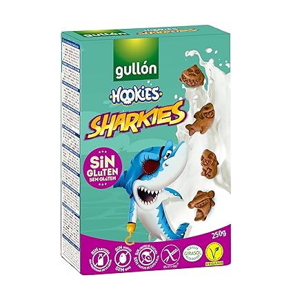 Gullon Gluten Free Sharkies Shapes Cocoa Biscuits 250g