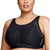Glamorise Women's Black No-sweat Wirefree Bra