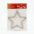SD Silver Glitter Hanging Star Ornament | SD In Lebanon
