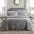 VCNY Home Gray King Westland Plush Quilted 3-Piece Bedspread Set|VCNY Home In Lebanon