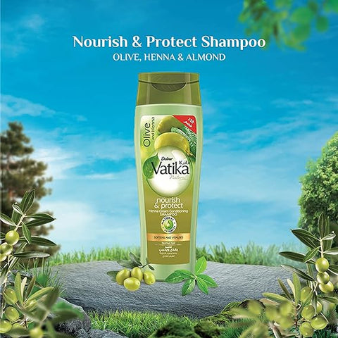 Vatika  Naturals Olive & Henna Shampoo 360ml