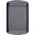 A dark gray non-stick rectangular baking pan with rounded corners and a smooth interior surface, shown from a top-down view on a plain white background.