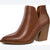 Wild Pair Women's Brown Leilaniip V Boots