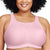Glamorise Women's Pink No-Bounce Camisole Sports Bra