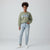 ONeill Women's Sage Green Floral Wave Sweatshirt
