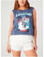 Wrangler Women's Navy Printed Sleeveless Blouse | Wrangler In Lebanon