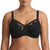 Bali Women's Black Embroidered Mesh Underwire Bra