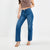 Sinsay Women's Dark Blue Denim Wide Leg Jeans