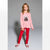 Sinsay Girl's Pink Interactive Sequin Cute Ruffled Peplum Hem Blouse