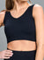 Sinsay Women's Black Ribbed Sleeveless Crop Top|Sinsay In Lebanon