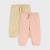 Sinsay Baby Girl's Beige & Pink Elastic Waistband 2 Pack Sweatpants