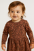 POMPdeLUX Baby Girl Multicolor Long-Sleeve Blouse | POMPdeLUX in Lebanon