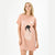 Sinsay Women's Light Peach Printed Short Sleeve Sleep Dress
