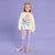 Sinsay Girl's Off White & Lilac Disney Frozen Elsa Print Set