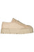 Steve Madden Women's Beige Leather Fanilo Sneakers | Steve Madden In Lebanon