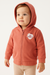 Sinsay Fox & Bunny Baby Girl's Coral Zip Up Sweatshirt | Sinsay In Lebanon