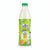 Silhouette drink bottle held by a hand with yogurt containers in the background
