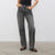 Sinsay Women's Gray Wide Legs High Rise Jeans