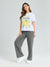 Sinsay Women's White With Front Decorative Print T-Shirt | Sinsay In Lebanon