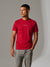 Sinsay Men's Red With a Small Inscription In The Middle T-Shirt |Sinsay in Lebanon