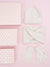 Sinsay Girl's Cream Ribbed Beanie, Twisted Scarf, Gloves Winter Accessory Set