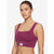 Steve Madden Women's Plum Ribbed Square Neck Sports Bra