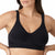 Bali Women's Black Comfort Revolution Comfort Flex Fit Seamless Bra