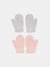 Sinsay Baby Girl's Pink/Grey Gloves 2 Pack | Sinsay In Lebanon