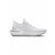 A white Under Armour knit sneaker shown from the side profile against a solid white background.
