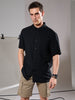 Sinsay Men's Black Relaxed Fit Short Sleeves Shirt | Sinsay In Lebanon