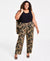 Nina Parker Women's Camo Plus Size Pull-On Knit Pants | Nina Parker In Lebanon