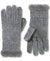 Isotoner Signature Women's Grey Chenille Knit Water Repellent Gloves with Popcorn Cuff | Isotoner Signature In Lebanon