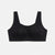 Comfort By Real Women's Black & Beige Ribbed Seamless Padded 2-Pack Bra