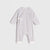 Sinsay Baby Boy's Light Grey and White Horizontal Stripe Pattern Comfy Overall