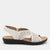 Easy Street Women's White Comfort Wave Claudia Sandals