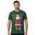 Coca Cola Men's Dark Green Vintage-Style Graphic Short-Sleeve T-Shirt